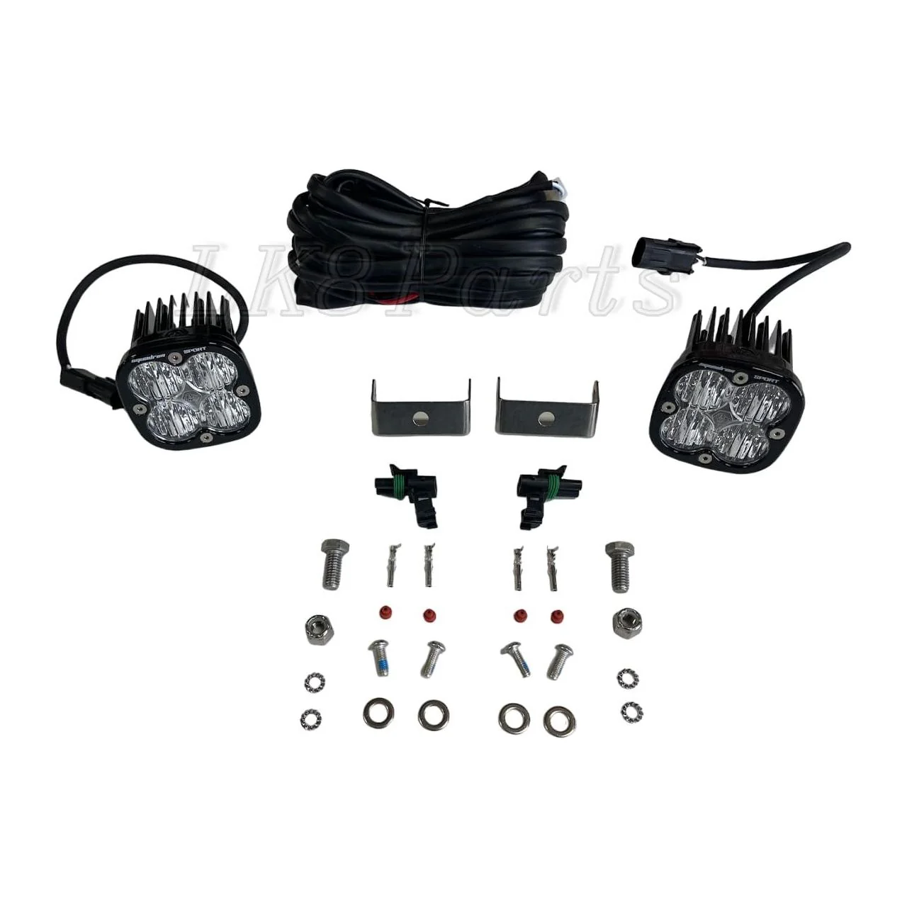 Baja Designs Squadron Sport LED Auxiliary Light Pod Pair - Clear Wide Cornering - Image 5