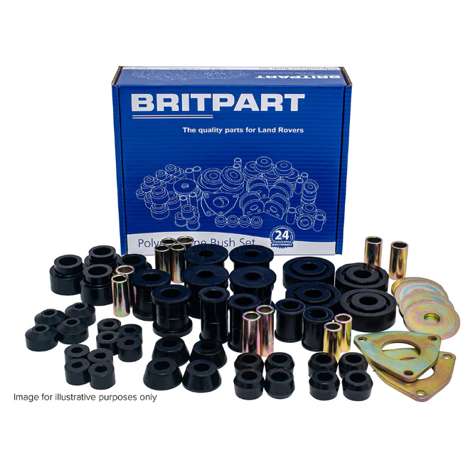 DC7110 Black Polyurethane Suspension Bush Set – Defender 1994–1999