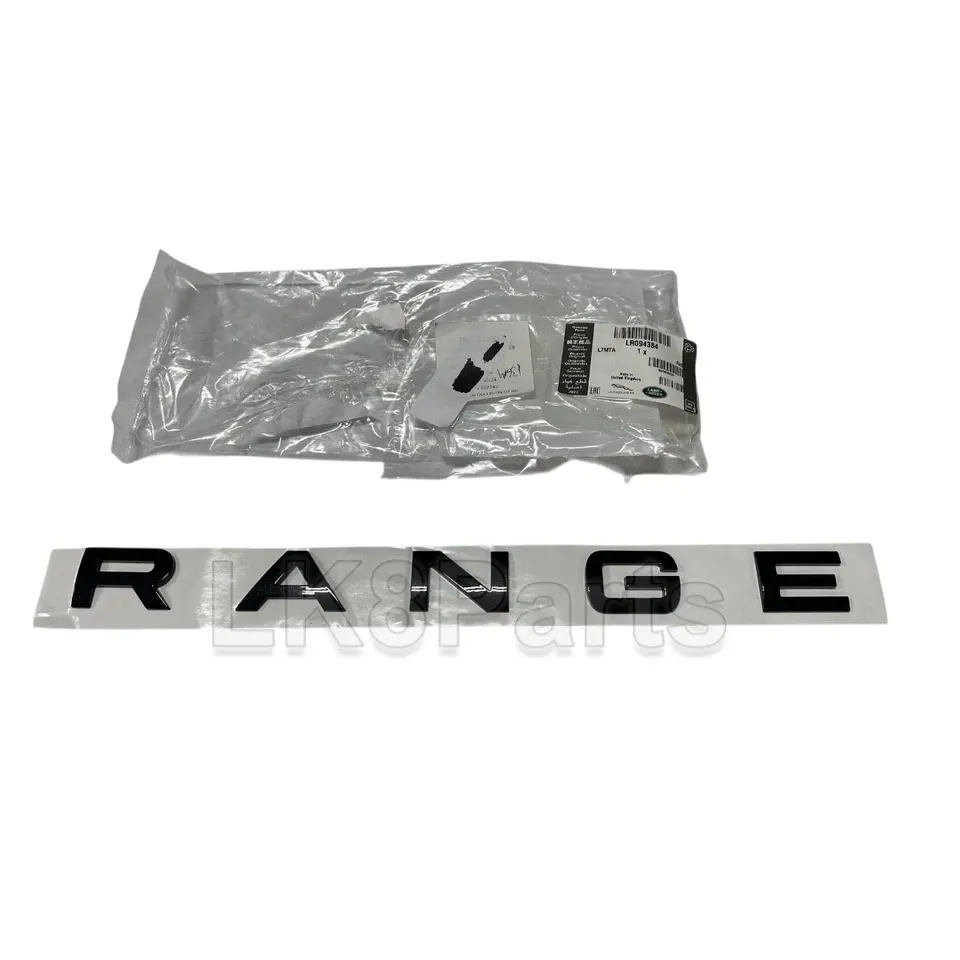 Black Tailgate Lettering " RANGE ROVER " Genuine - Image 3