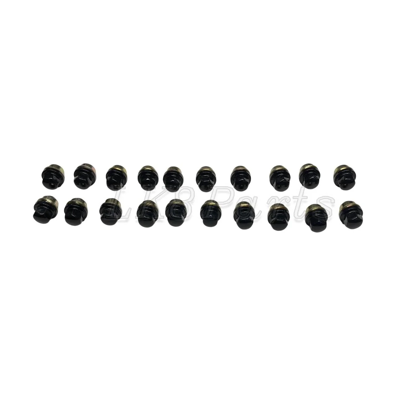 BLACK WHEEL LUG NUT SET of 20