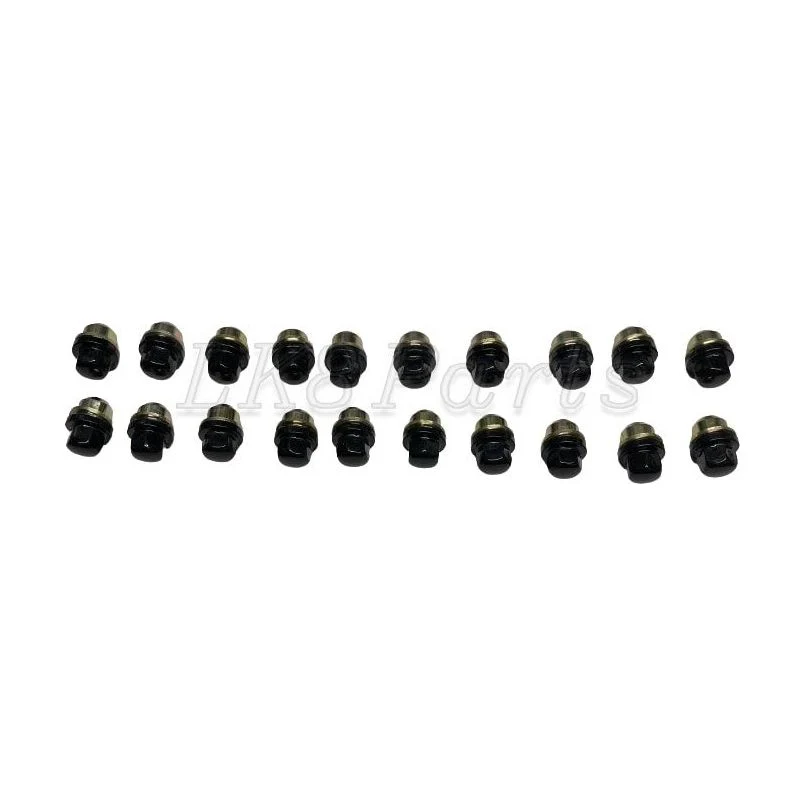 BLACK WHEEL LUG NUT SET of 20 - Image 2