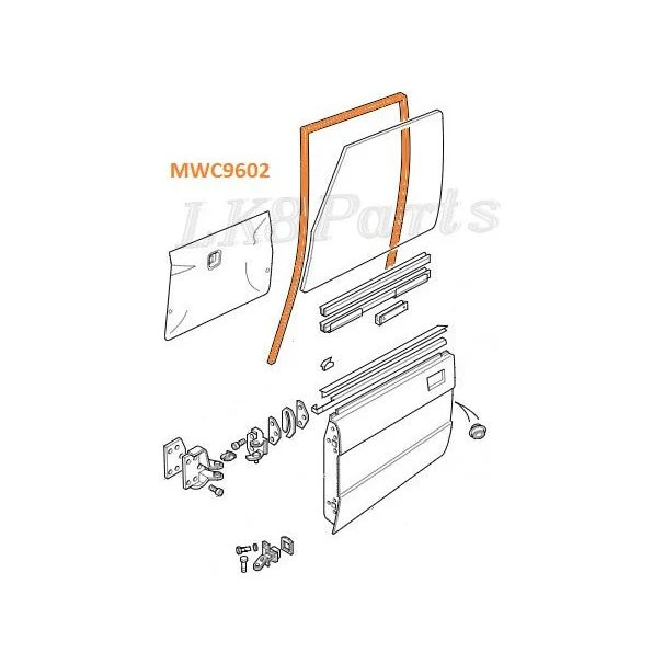 CHANNEL GLASS FRONT WINDOW SEAL - Image 2