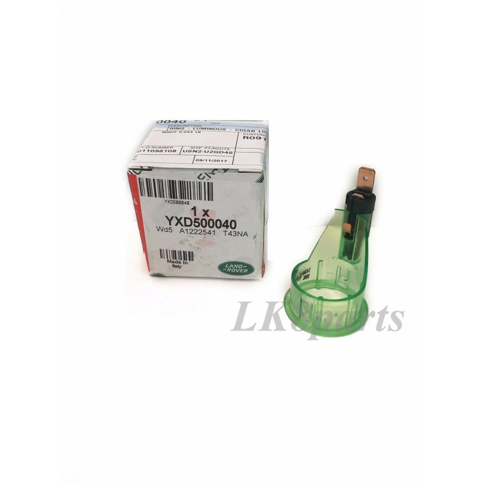 CIGAR LIGHTER GREEN RING GENUINE