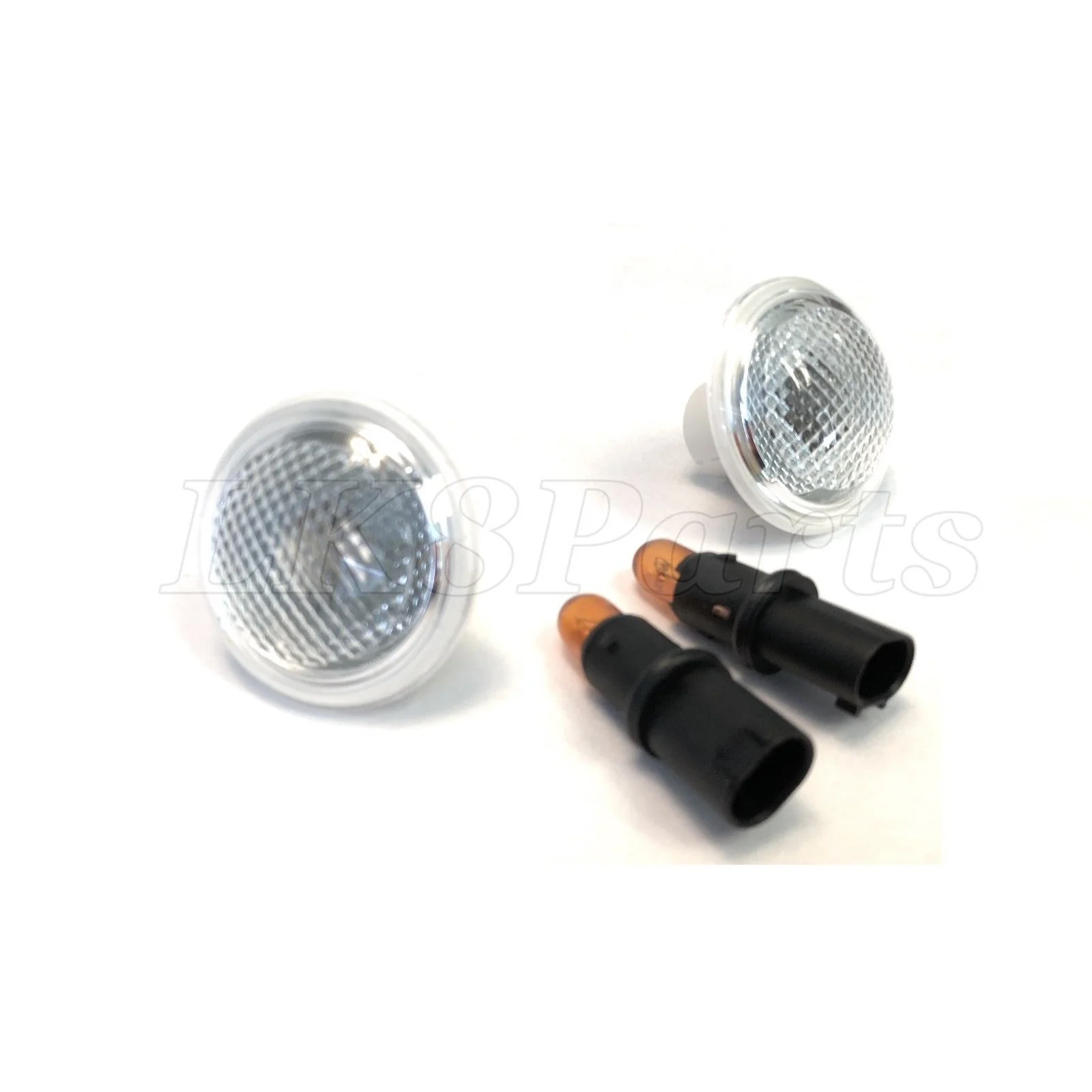 Clear Side Marker Repeater Lamp Set of 2