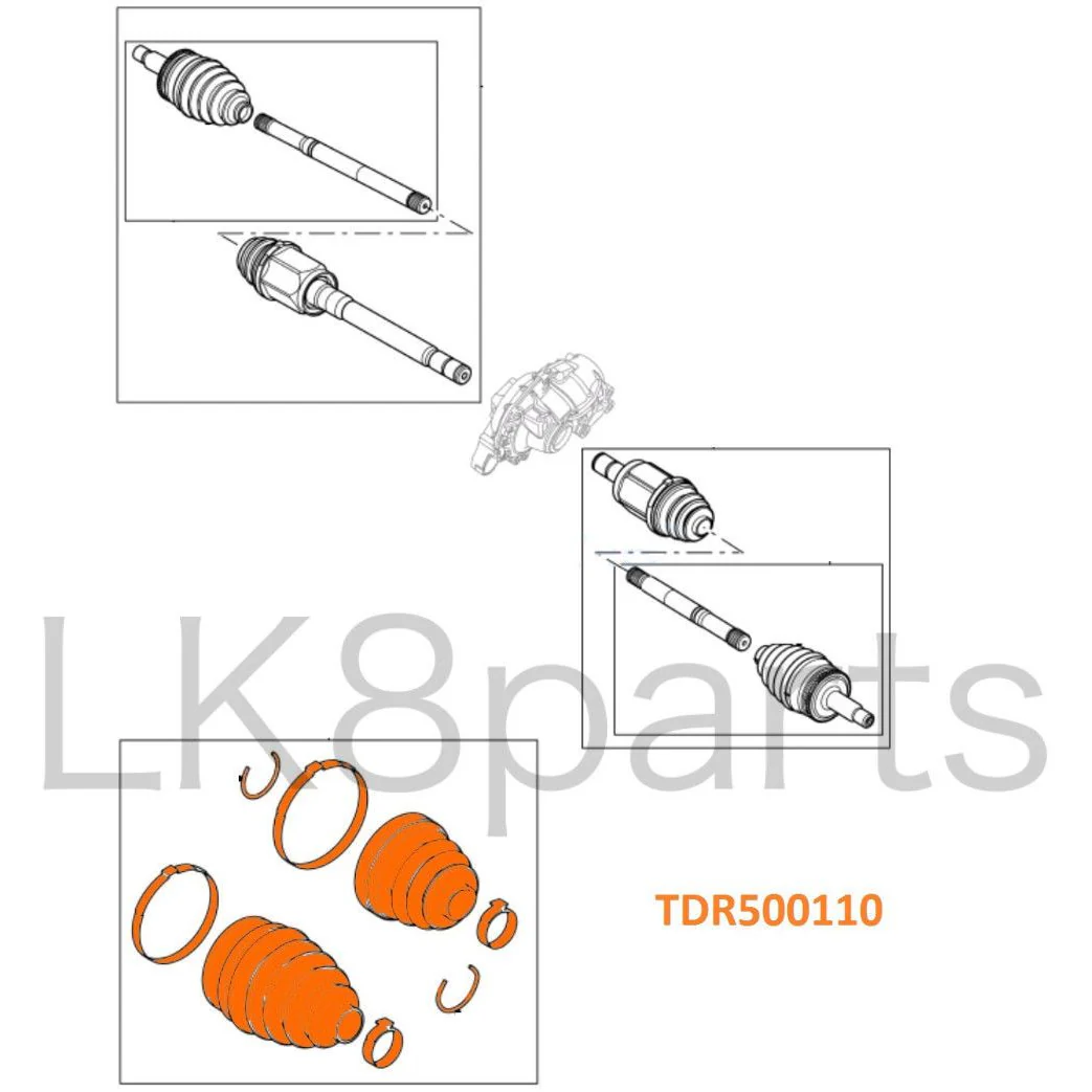 FRONT CV JOINT BOOT KIT - Image 2