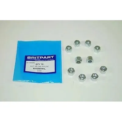 Driveshaft Propeller Nuts (x10) – NY606041L – Defender, Discovery I, Range Rover Classic & P38