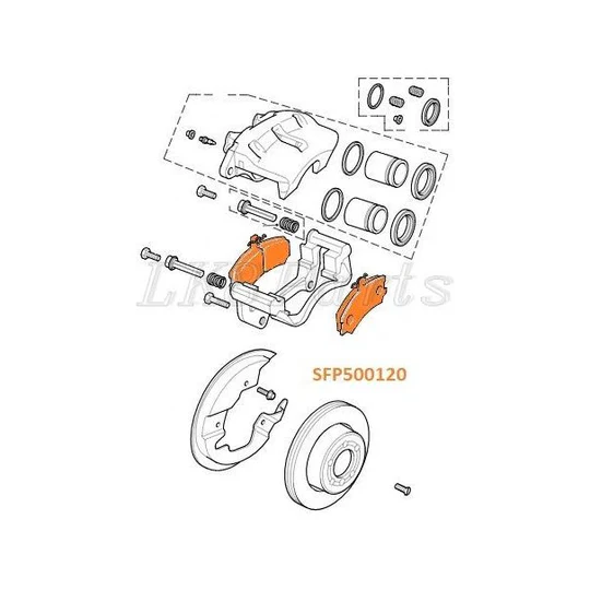 FRONT BRAKE PADS KIT - Image 2