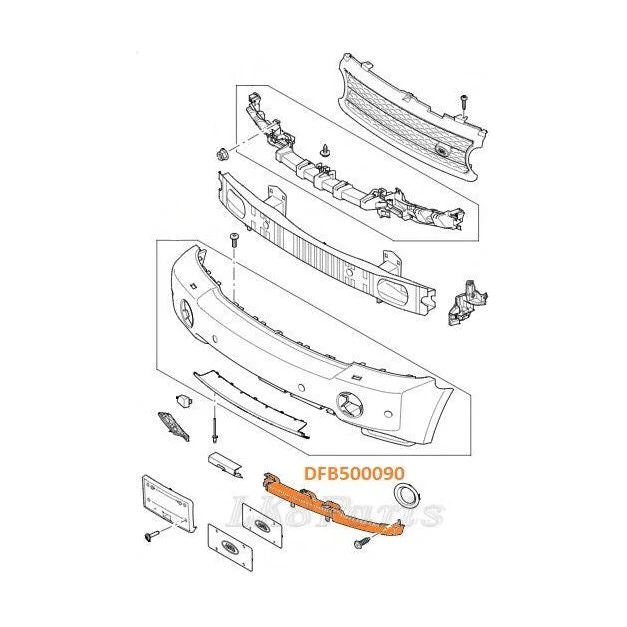 Front Bumper Lower Spoiler Valance LH - Image 5