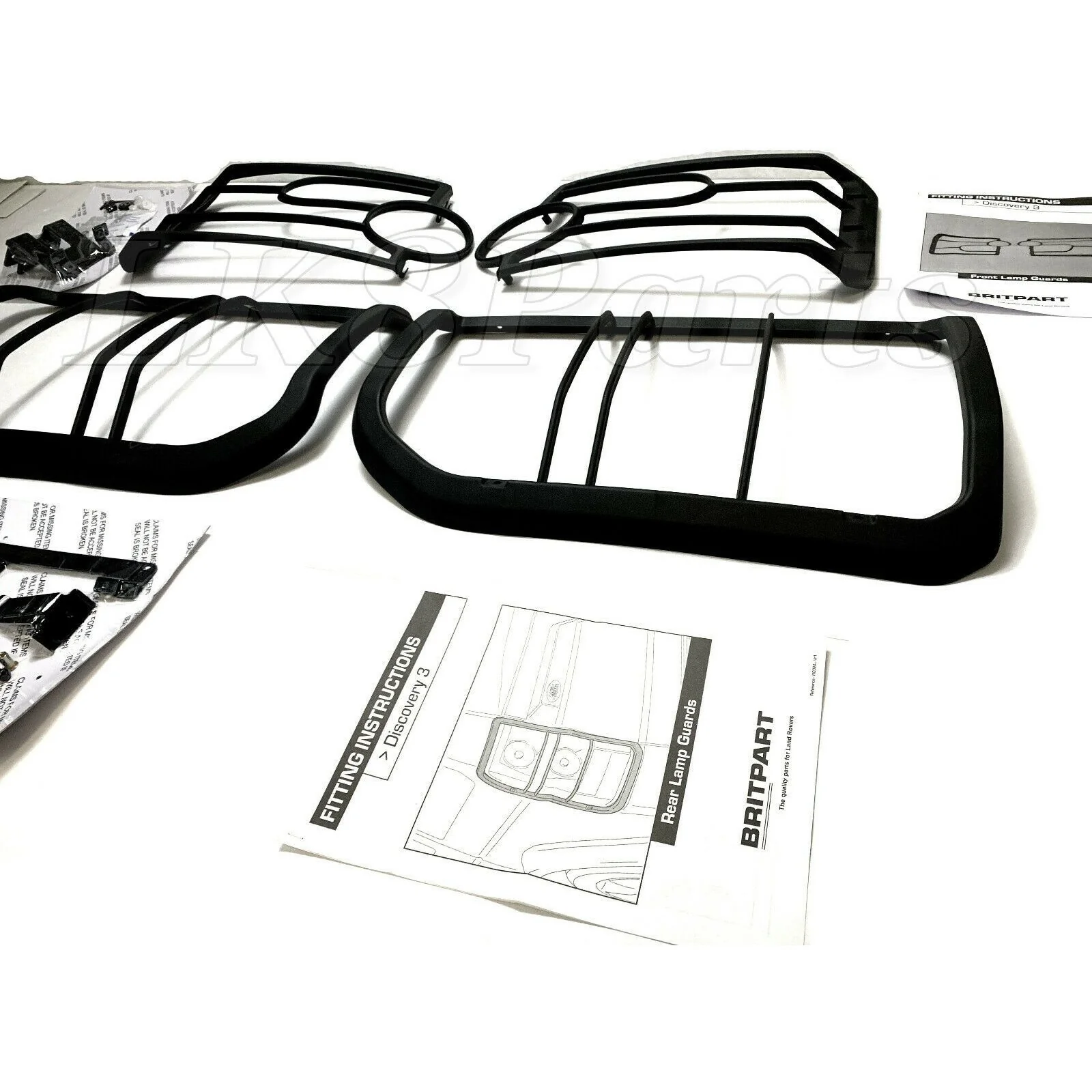 Land Rover LR3 Front & Rear Light Guard Kit – VUB501200 & VUB501380
