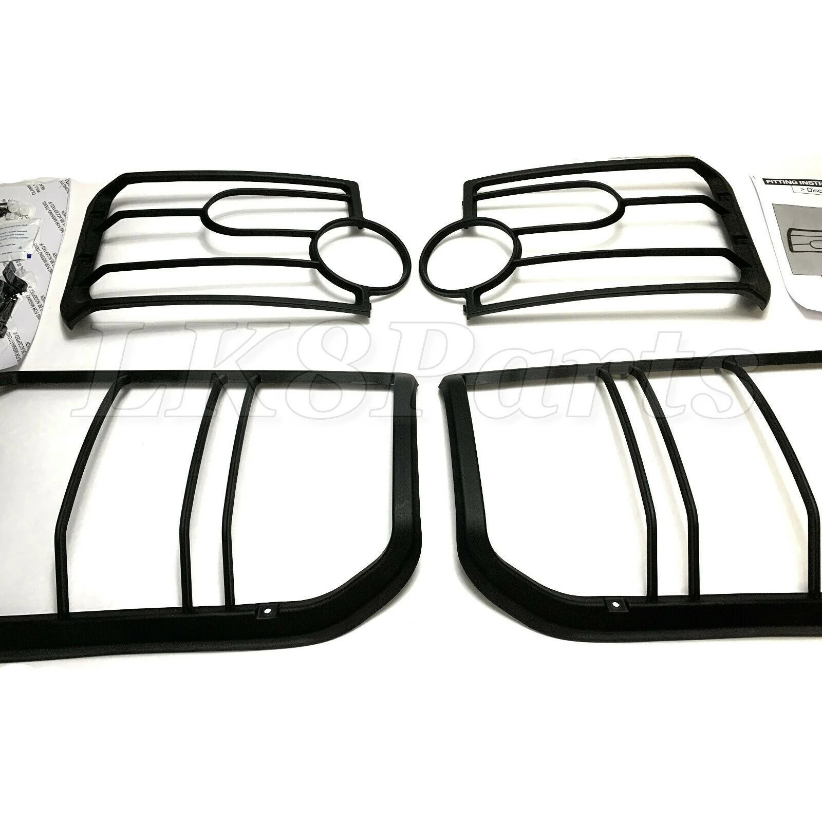 Land Rover LR3 Front & Rear Light Guard Kit – VUB501200 & VUB501380 - Image 3
