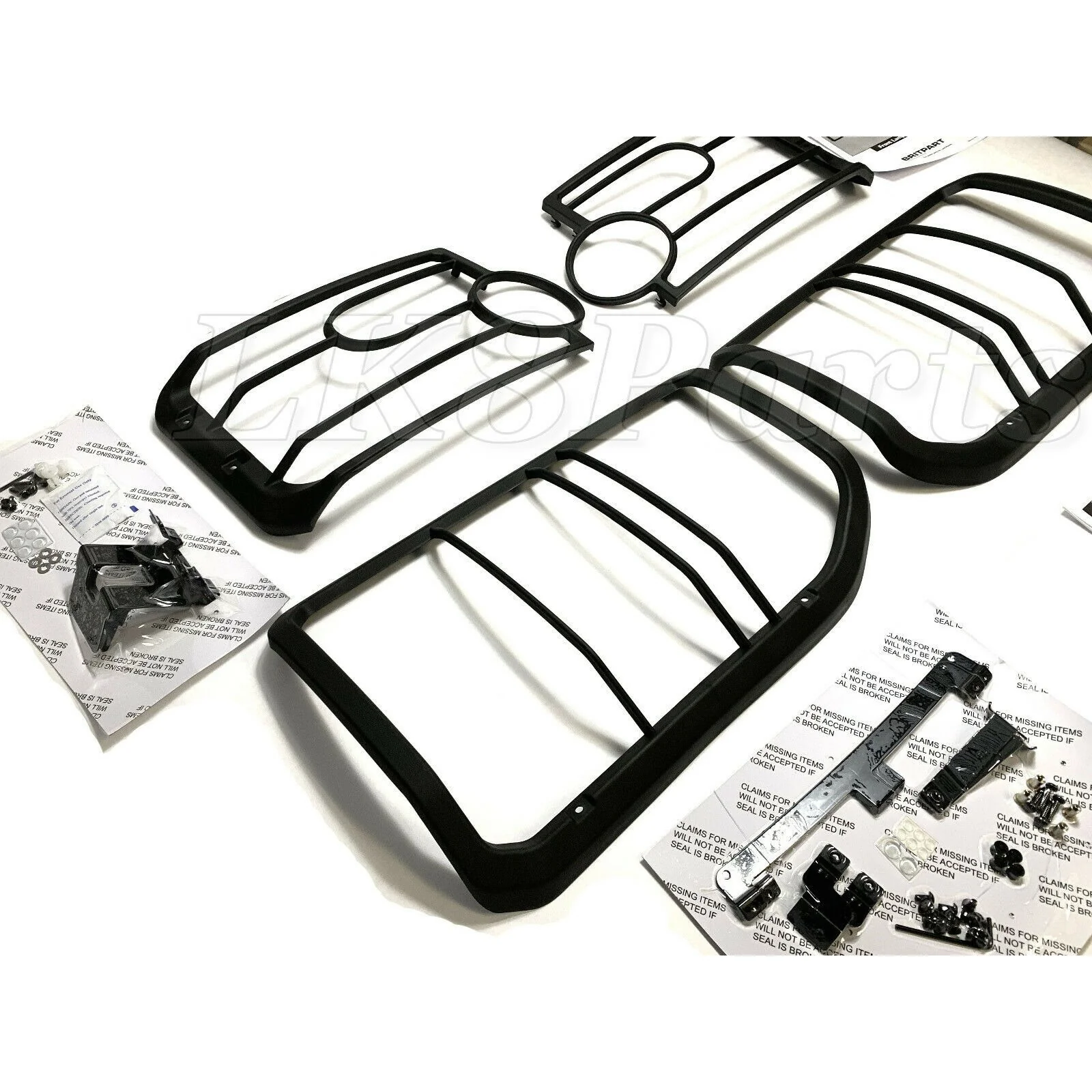 Land Rover LR3 Front & Rear Light Guard Kit – VUB501200 & VUB501380 - Image 4