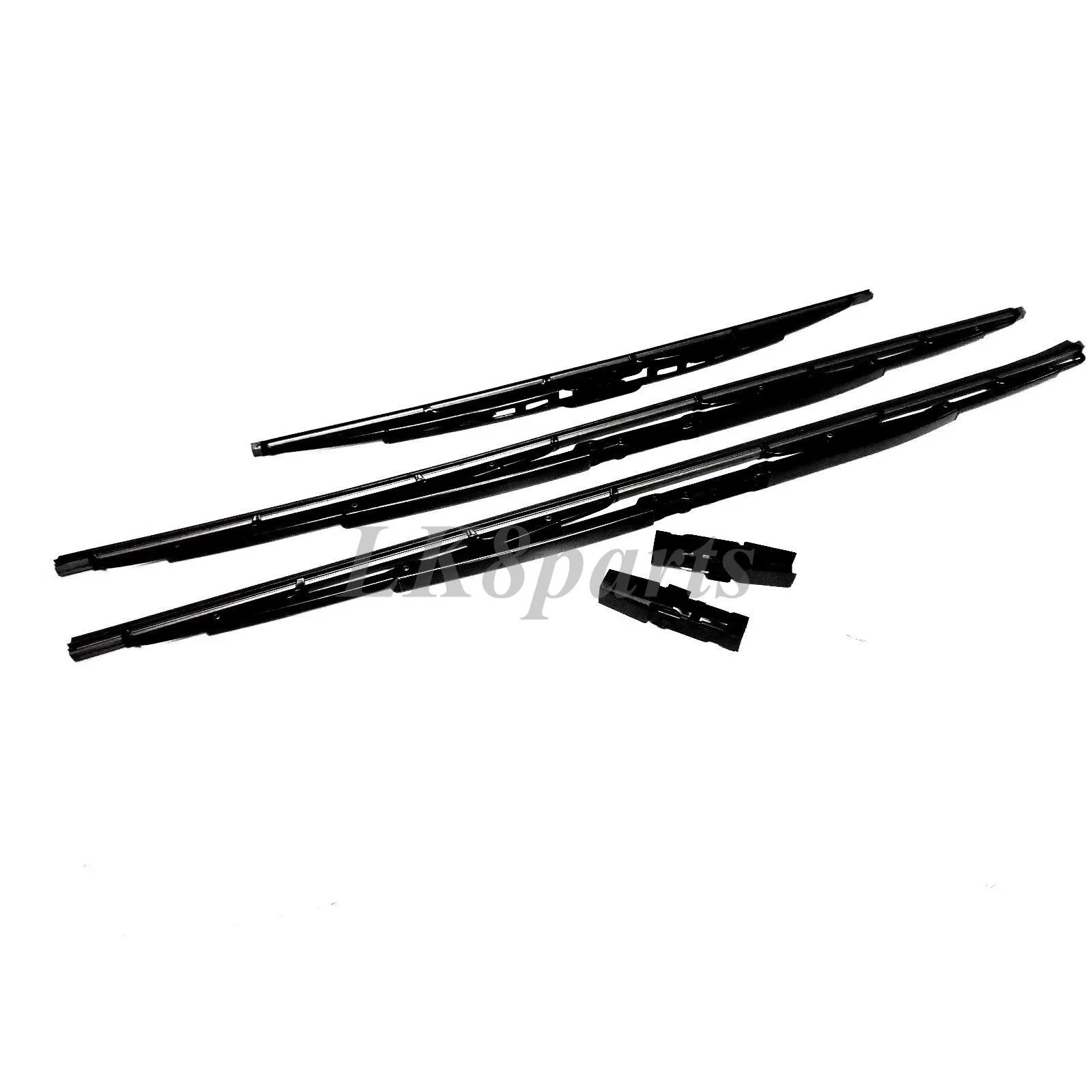 FRONT+ REAR WIPER BLADE SET & CLIPS