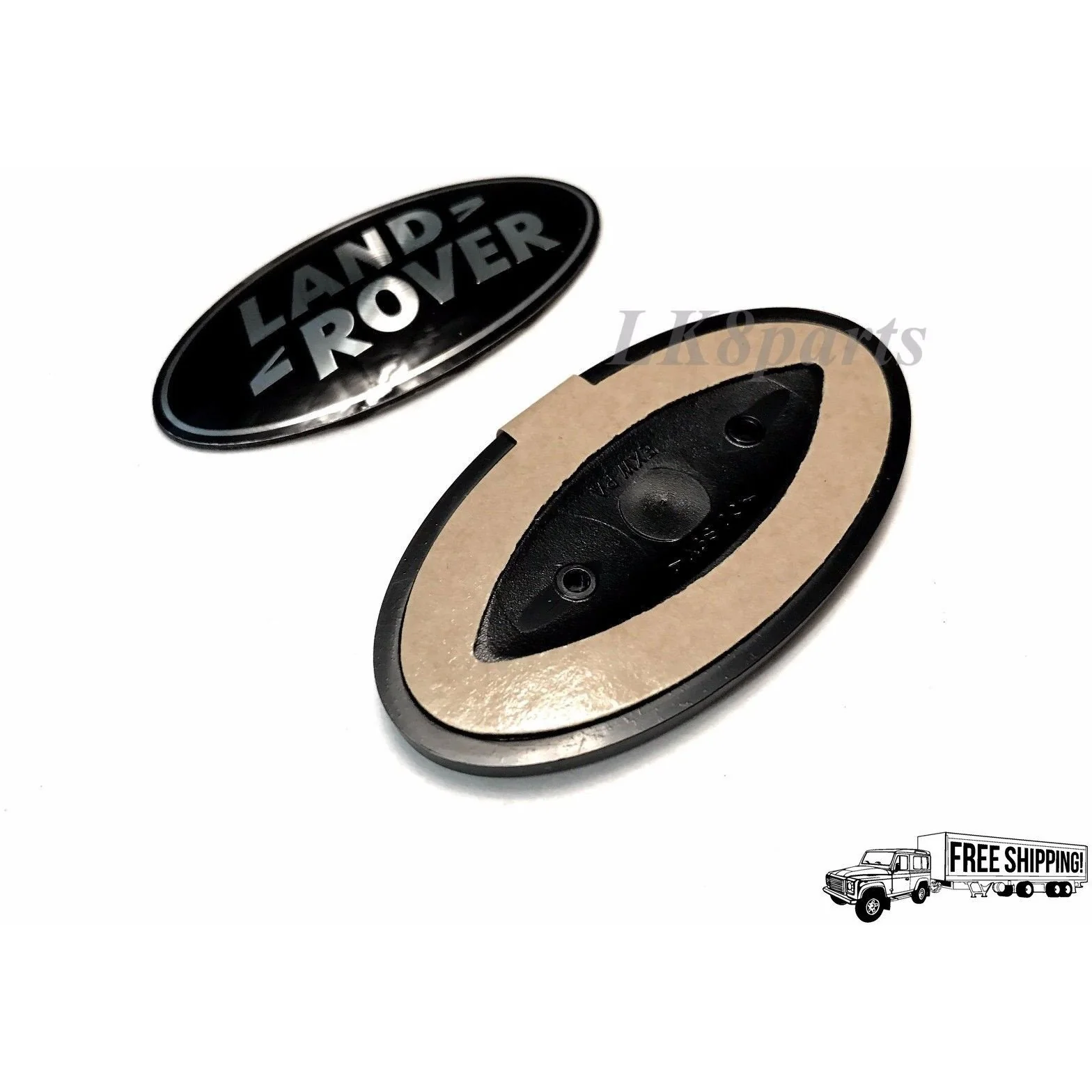 LAND ROVER FRONT GRILLE AND REAR TAILGATE BADGE SET GENUINE - Image 6