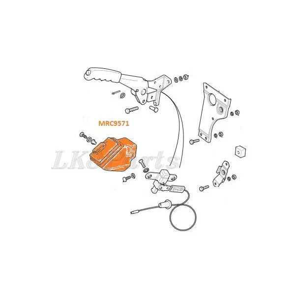 Handbrake Cover MRC9571 – OEM Defender LHD Interior Trim - Image 4