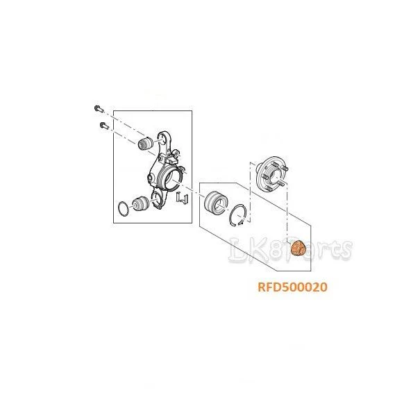 HUB HEX NUT SET x2 - Image 2
