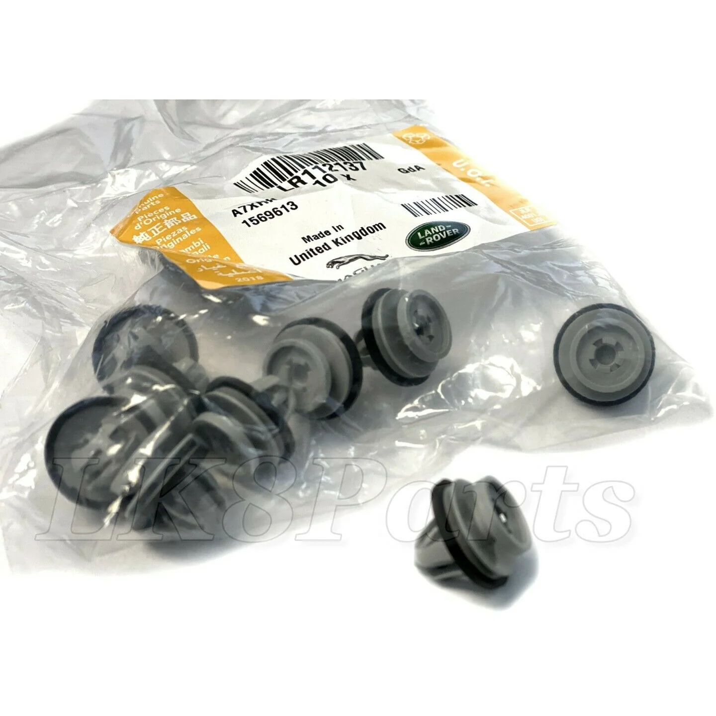 Land Rover Door Trim Molding Clip Set x10 Genuine LR112137 New - Image 3