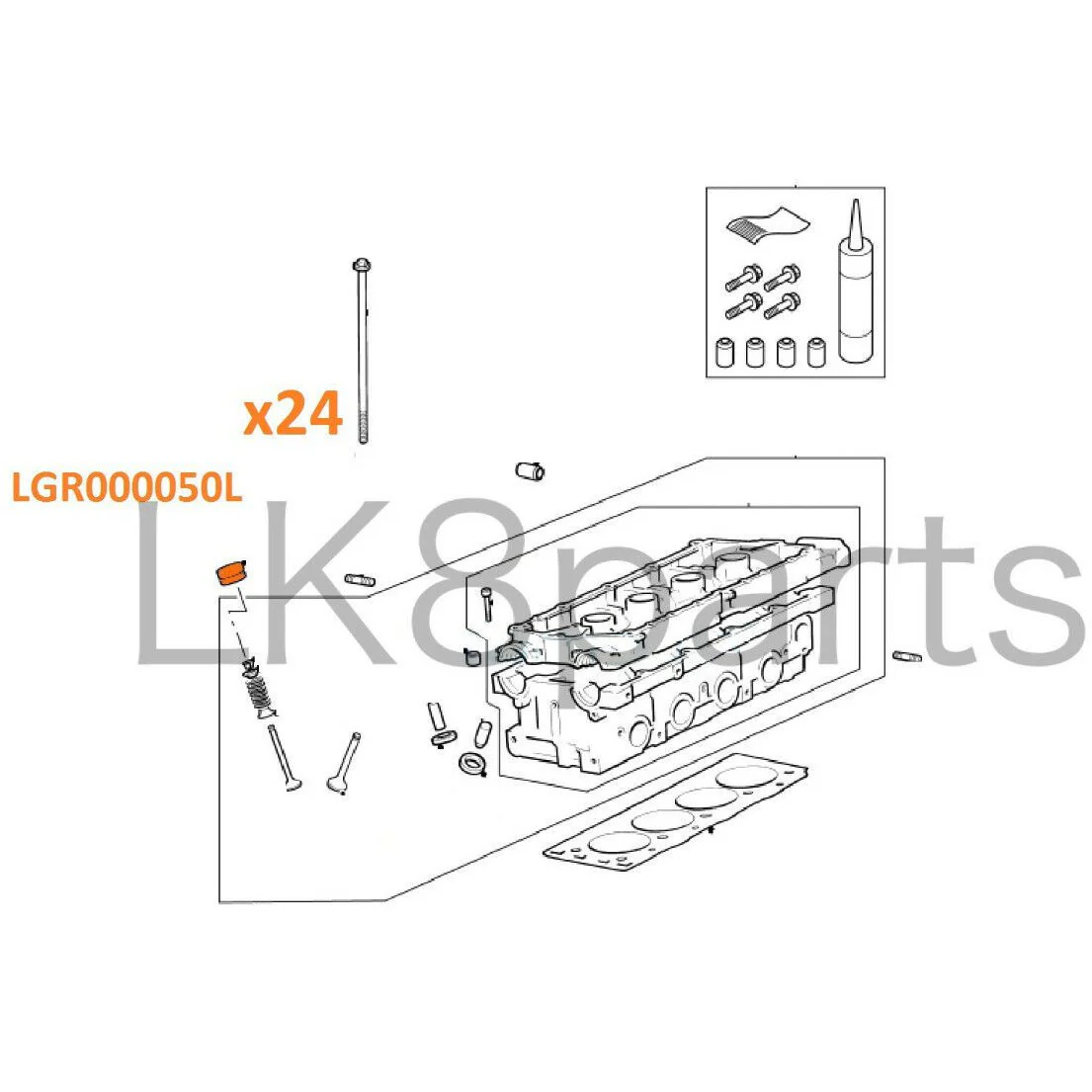 TAPPET ENGINE VALVE LIFTER SET x24 - Image 2