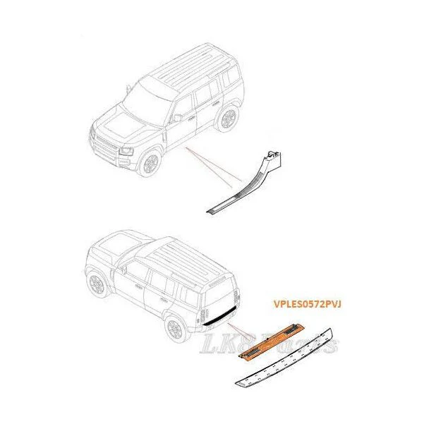 Defender L663 Rear Loadspace Tread Plate - Image 10