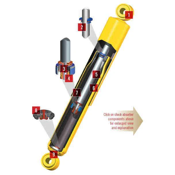 OME Discovery II Steering Damper OMESD02 New
