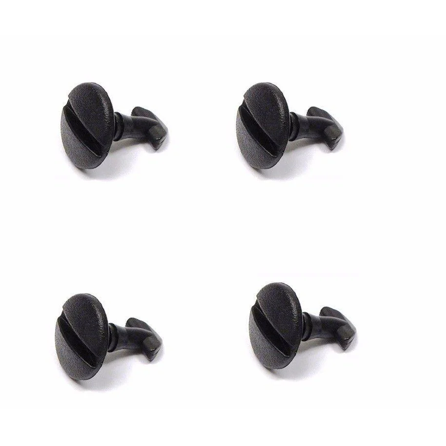 Rear Bumper Tow Eye Cover Fastener Clip SET x4
