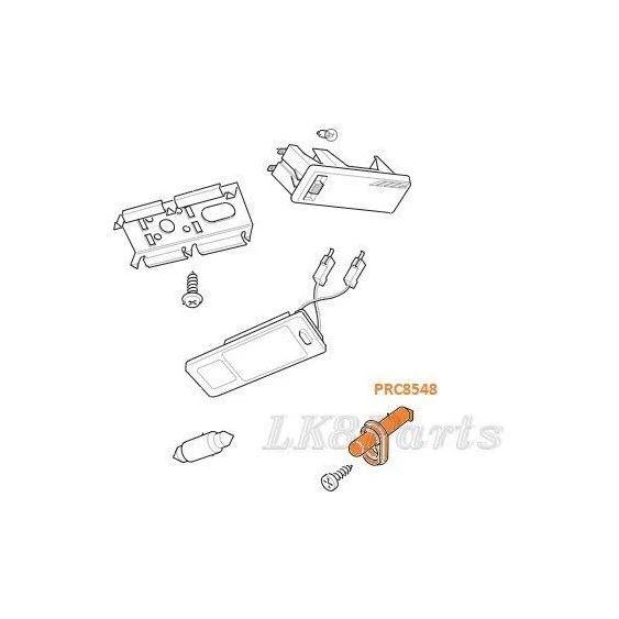 Rear End Door Hood Interior Light Switch Set x4 - Image 6