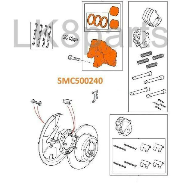 REAR LH BRAKE CALIPER - Image 4