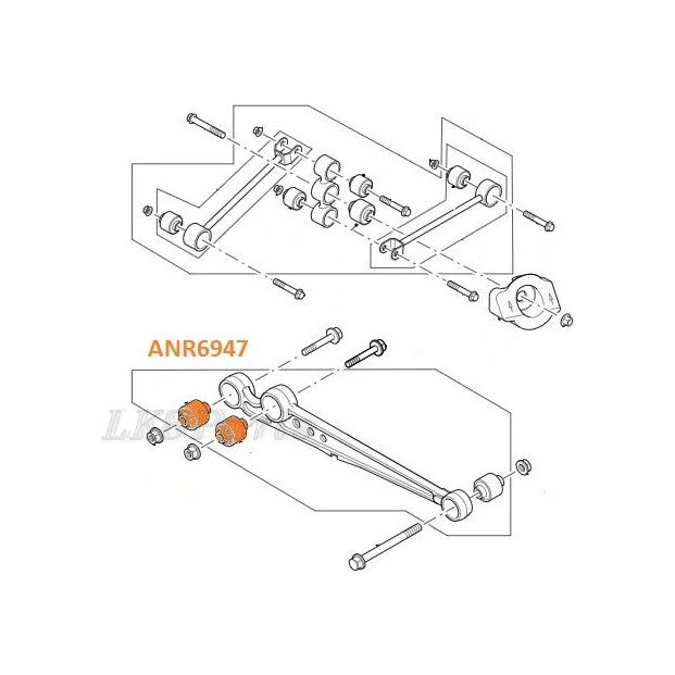 ANR6947 Radius Arm Bush – Single or Set of 2 – Discovery 2 - Image 2