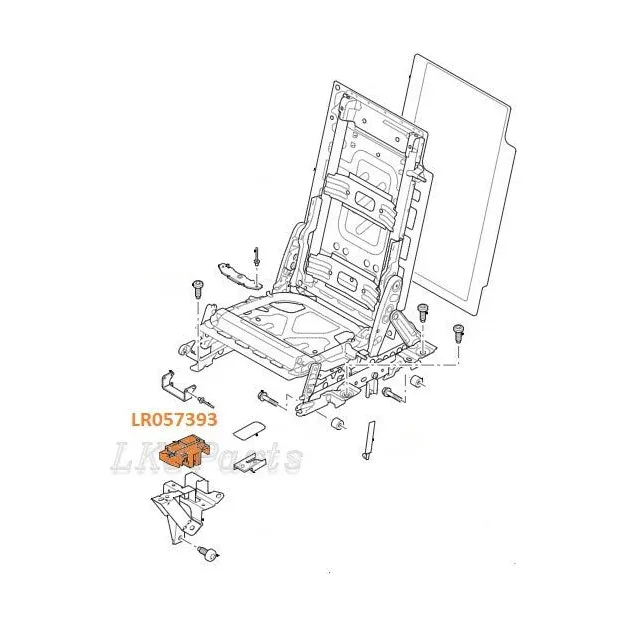 Rear Seat Cushion Latch Genuine Set - Image 3