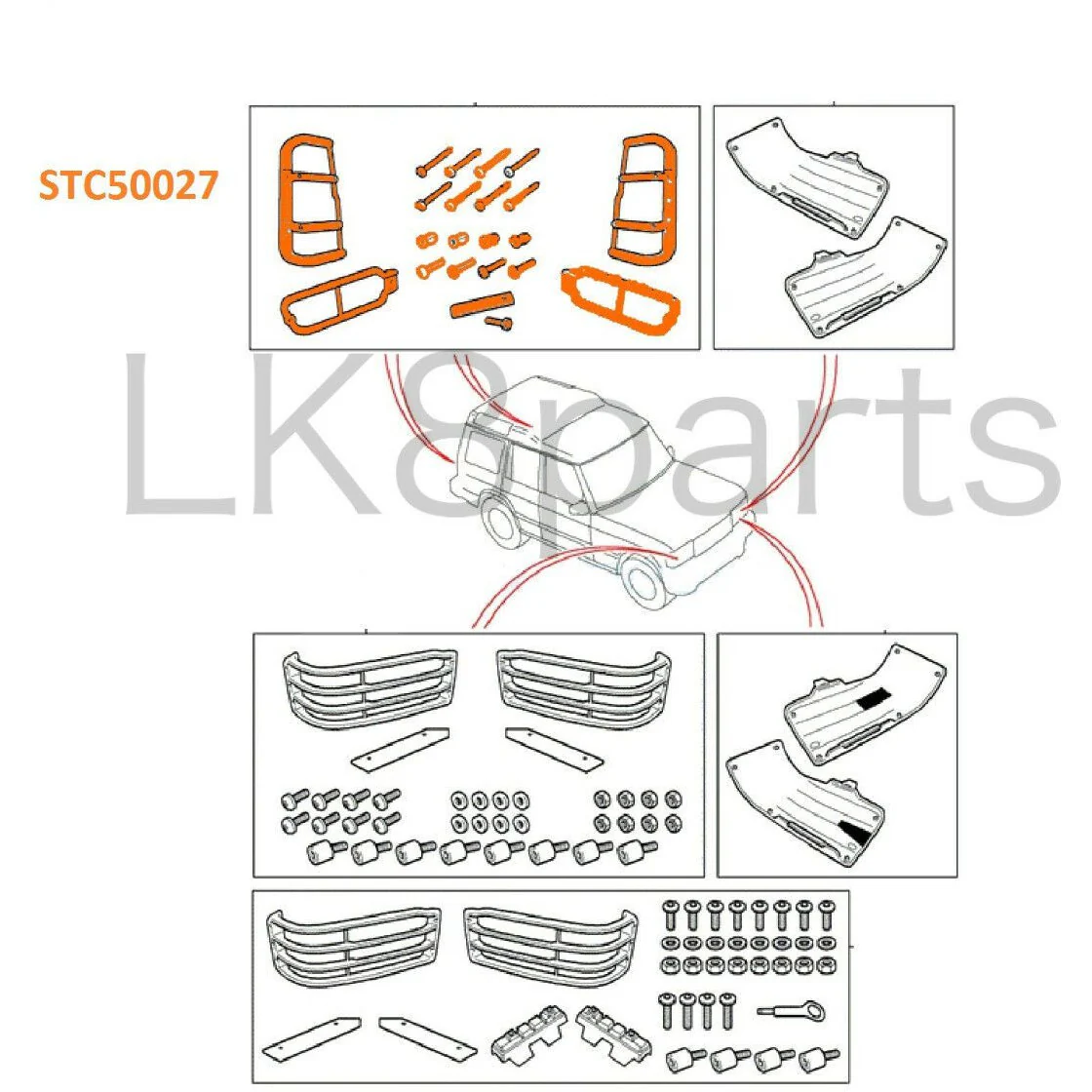 REAR TAIL LIGHT GUARDS G4 STYLE - Image 9