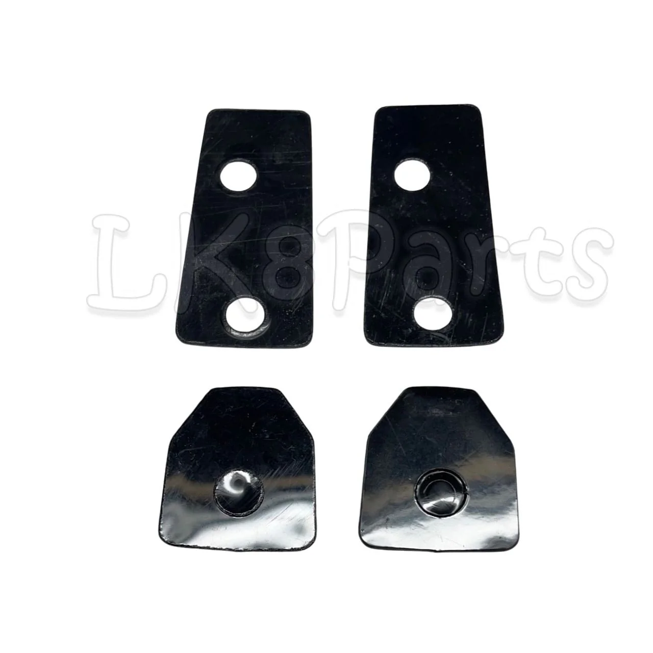 Stainless Steel and Polished Windscreen Brackets Pair - Image 13