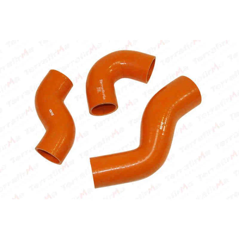 TERRAFIRMA DEFENDER TD5 SILICONE TURBO AND INTERCOOLER HOSE KITS (ORANGE) - Image 2