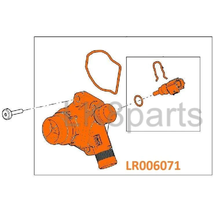 THERMOSTAT HOUSING GASKET GENUINE - Image 5