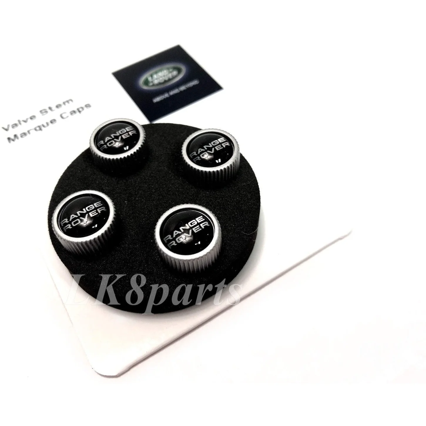 Tire Valve Caps-Range Rover Logo Set x4 Genuine