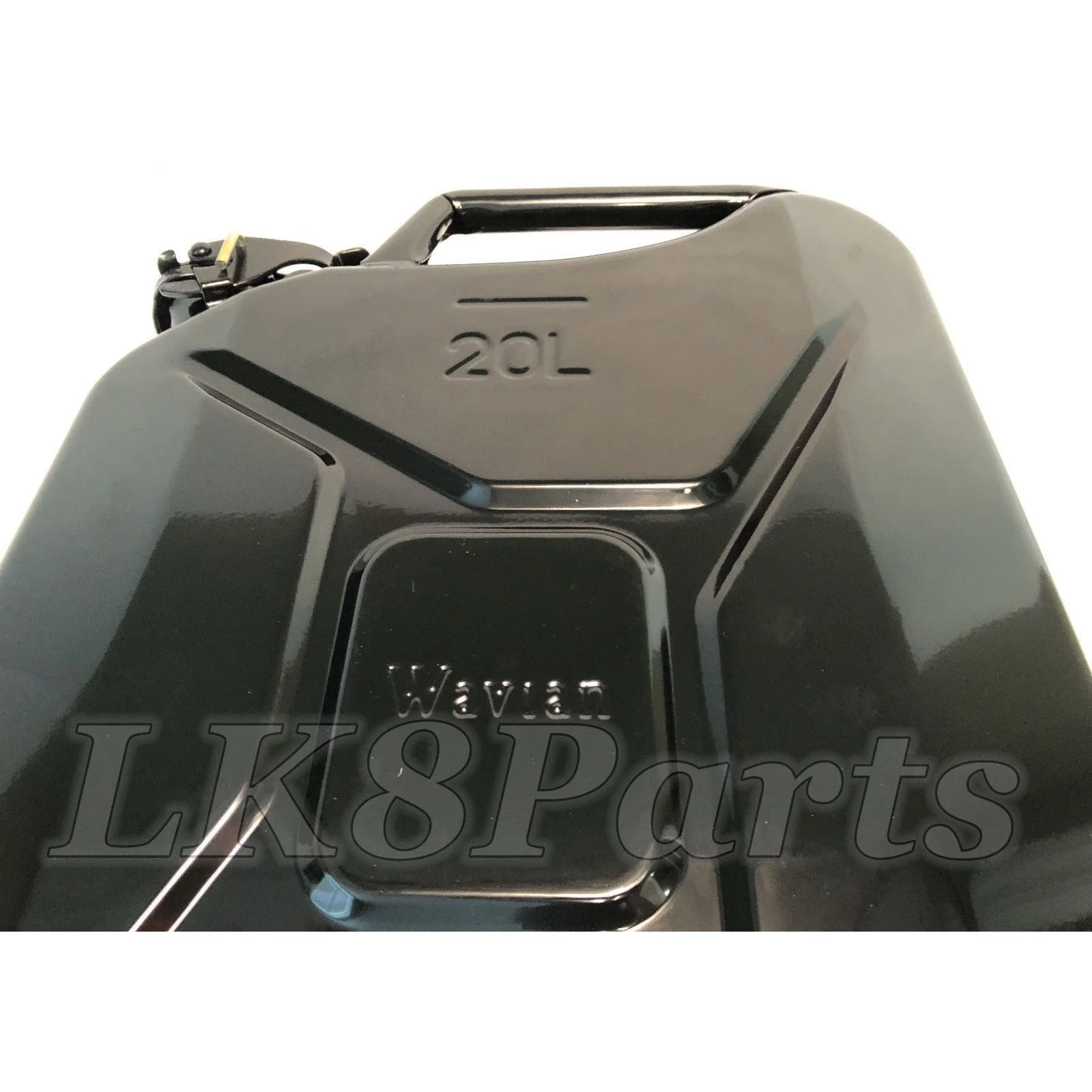 Wavian Steel Jerry Can Black Can 20L / 5 Gallon NATO Spec - Image 3