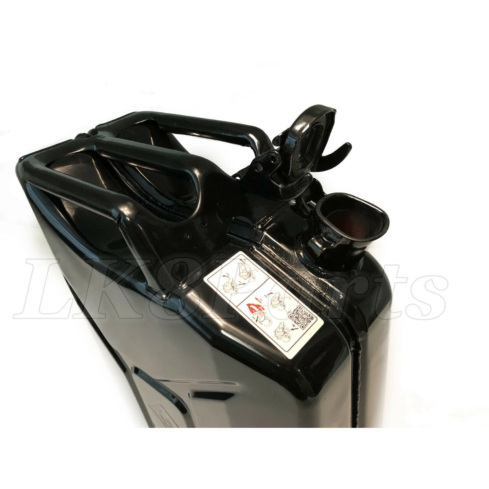 Wavian Steel Jerry Can Black Can 20L / 5 Gallon NATO Spec - Image 4